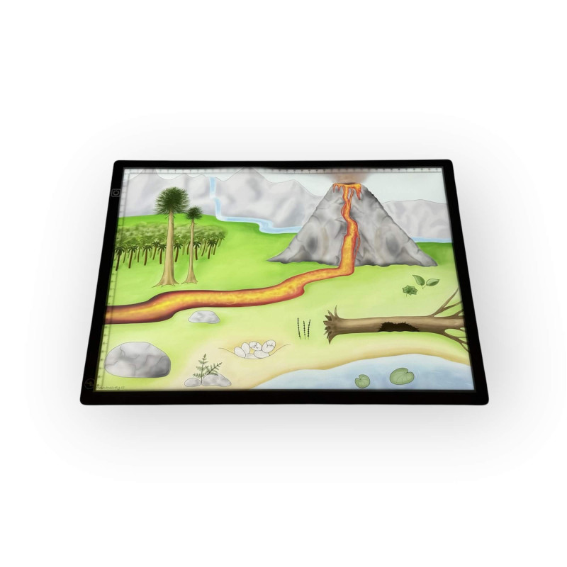 Země dinosaurů - Podložka na světelný panel A2/A3
