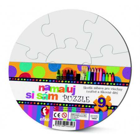 Namaluj si sám puzzle "Kruh"