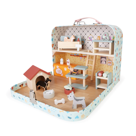 2Kids Toys Domeček pro mazlíčky v kufříku