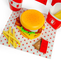 Bigjigs Toys Sada Burger a hranolky