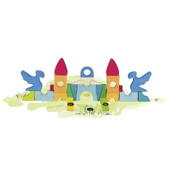 Hrad Třpytikámen – stavební kostky a puzzle, 41 dílů