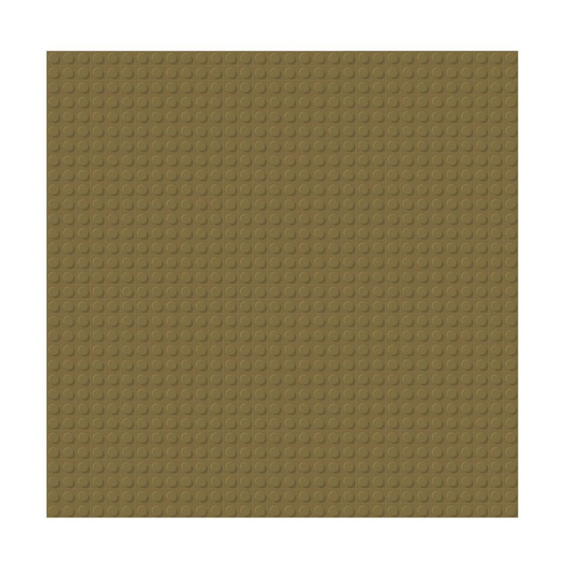 Základní podložka na stavění - tmavě hnědá 25,5 x 25,5 cm  (0x)