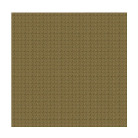 Základní podložka na stavění - tmavě hnědá 25,5 x 25,5 cm  (0x)
