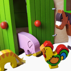 Můj statek – postavičky, zvířátka, autíčka pro rolové hry, 71 dílů