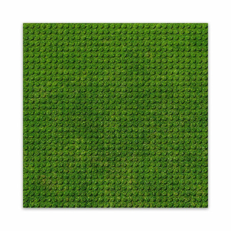 Designová podložka na stavění - tráva 25,5 x 25,5 cm