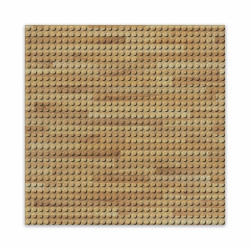 Designová podložka na stavění - dřevo 25,5 x 25,5 cm