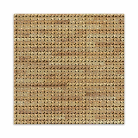 Designová podložka na stavění - dřevo 25,5 x 25,5 cm