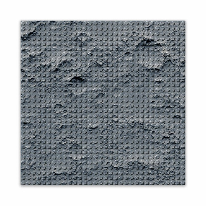 Designová podložka na stavění - měsíční krajina 25,5 x 25,5 cm