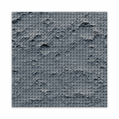Designová podložka na stavění - měsíční krajina 25,5 x 25,5 cm