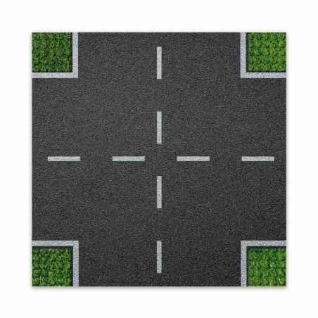 Designová podložka na stavění - křižovatka 25,5 x 25,5 cm
