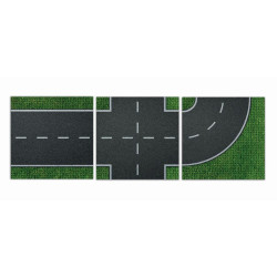 Designová podložka na stavění - křižovatka 25,5 x 25,5 cm