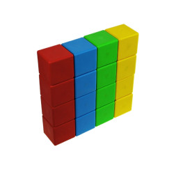 GEOMAG Magicube Počítání 64 kostek, 180 klipů, magnetická stavebnice