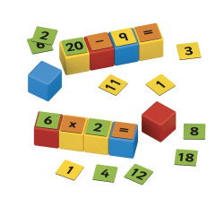 GEOMAG Magicube Počítání 64 kostek, 180 klipů, magnetická stavebnice