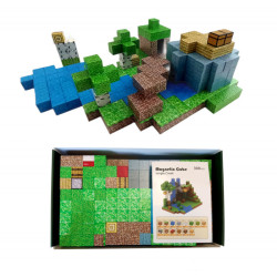 Minecraft Jungle Creek XXL Magnetická stavebnice 300ks