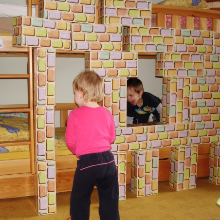 Stavebnice Cihličky pro dětičky, sada 48 Cihliček