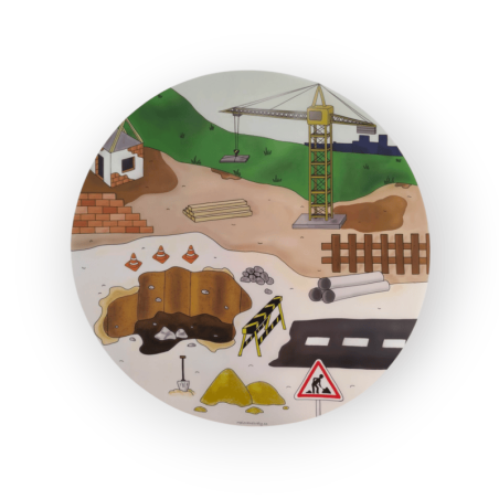 Staveniště - Podložka na světelný stůl KULATÝ