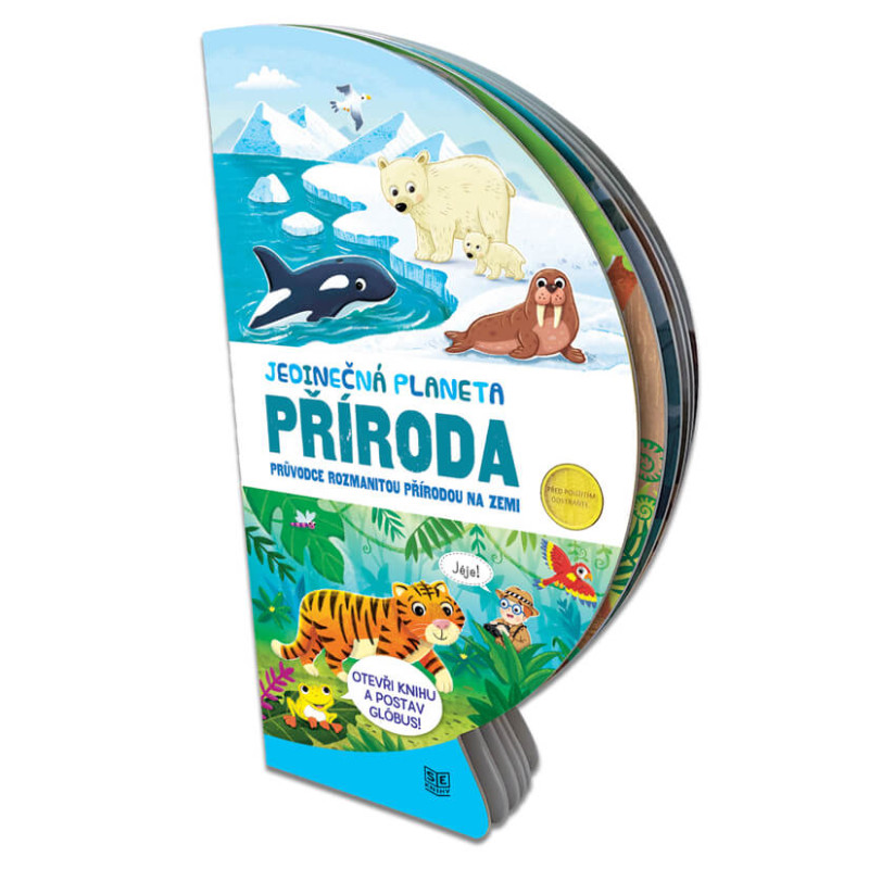 Knížka rozkládací globus - PŘÍRODA