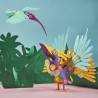CLIXO Tropical Birds - magnetická stavebnice 22 kusů
