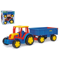 Gigant traktor s vlekem