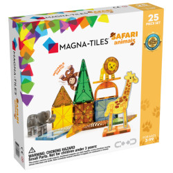 Magnetická stavebnice MAGNA TILES - Safari 25 dílů