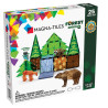 Magnetická stavebnice MAGNA TILES - Lesní zvířátka 25 dílů