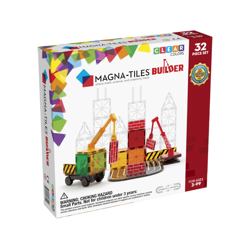 Magnetická stavebnice MAGNA TILES - Stavba 32 dílů