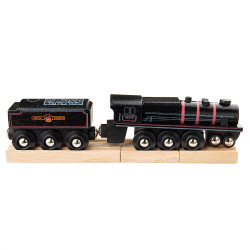 Dřevěná replika lokomotivy - Black 5 engine