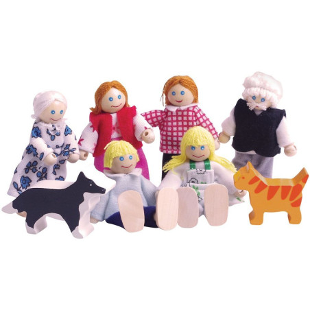 Set rodiny do domečku