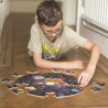 Kulaté podlahové puzzle Sluneční soustava