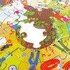 Kulaté podlahové puzzle Čtyří roční období 50 dílků
