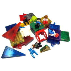 MAGPLUS Extension set magnetická stavebnice 63 dílů