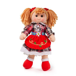Látková panenka Mandie 34cm