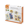 Dřevěné puzzle odpovídající profese
