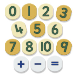 Kameny na ražení čísel