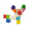 KOOGLO Basic - magnetická dřevěná stavebnice color 50ks