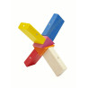 KOOGLO Basic - magnetická dřevěná stavebnice color 50ks