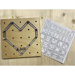 Geoboard - motorická hra