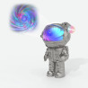 Projektor noční oblohy - stříbrný - kosmonaut