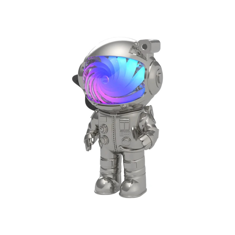 Projektor noční oblohy - stříbrný - kosmonaut
