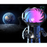 Projektor noční oblohy - stříbrný - kosmonaut