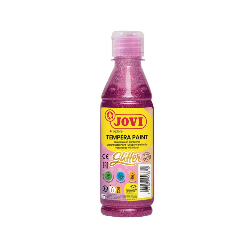Temperové barvy 250 ml - glittrové