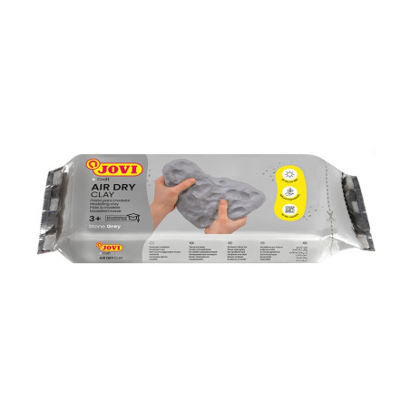Modelovací hmota samotvrdnoucí šedá 250g