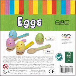 Eggs (Dřevěná vajíčka)
