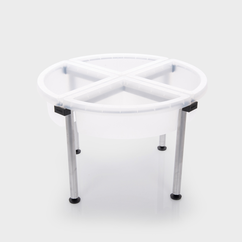Stůl + 4 transparentní boxy
