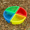 4 transparentní barevné boxy