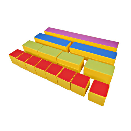 Montessori Hranolky - molitanová stavebnice