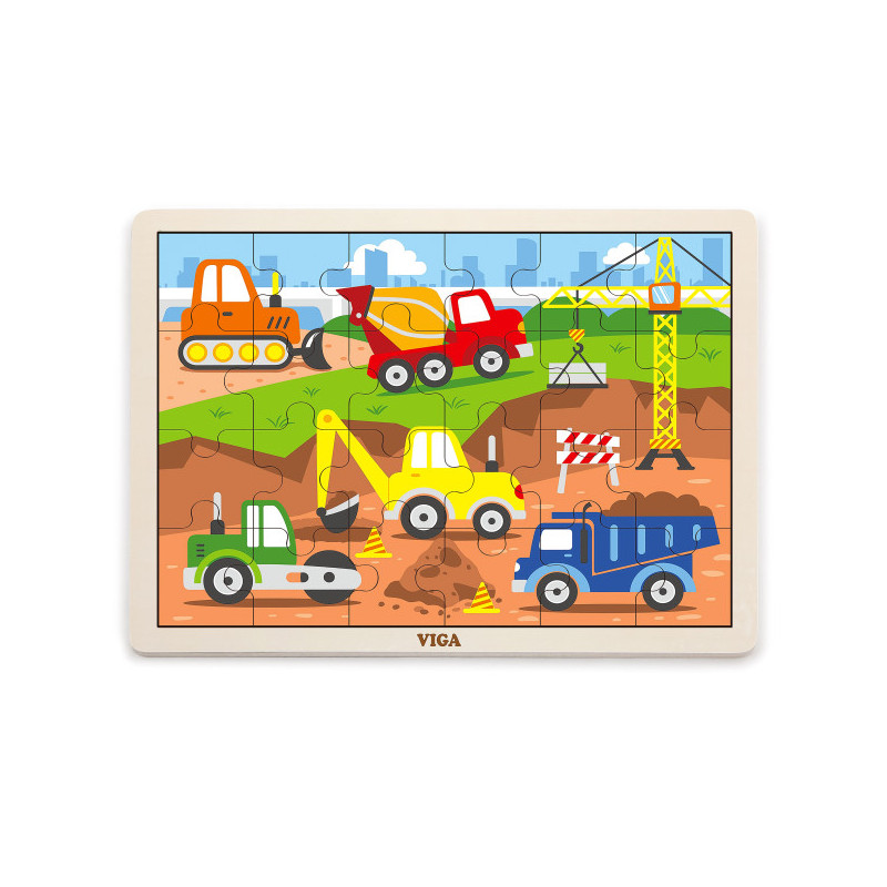 Viga puzzle 24 dílků stavba