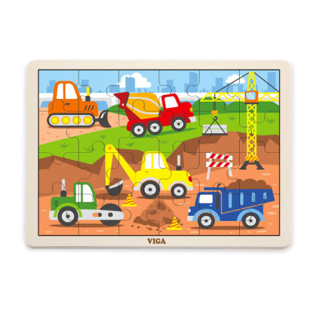 Viga puzzle 24 dílků stavba