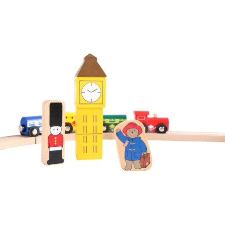 Dřevěná vláčkodráha Paddington 43 dílů