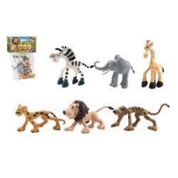 Veselá zvířátka ZOO 6ks